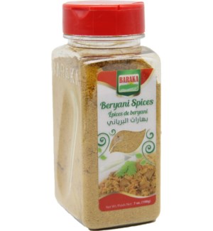 Biryani  Spice in plastic tub "Baraka"  7oz * 10